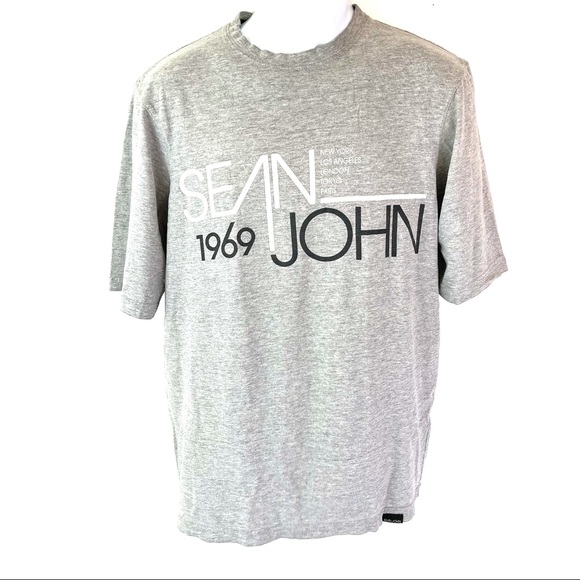 Sean John Men's Gray T-shirt M